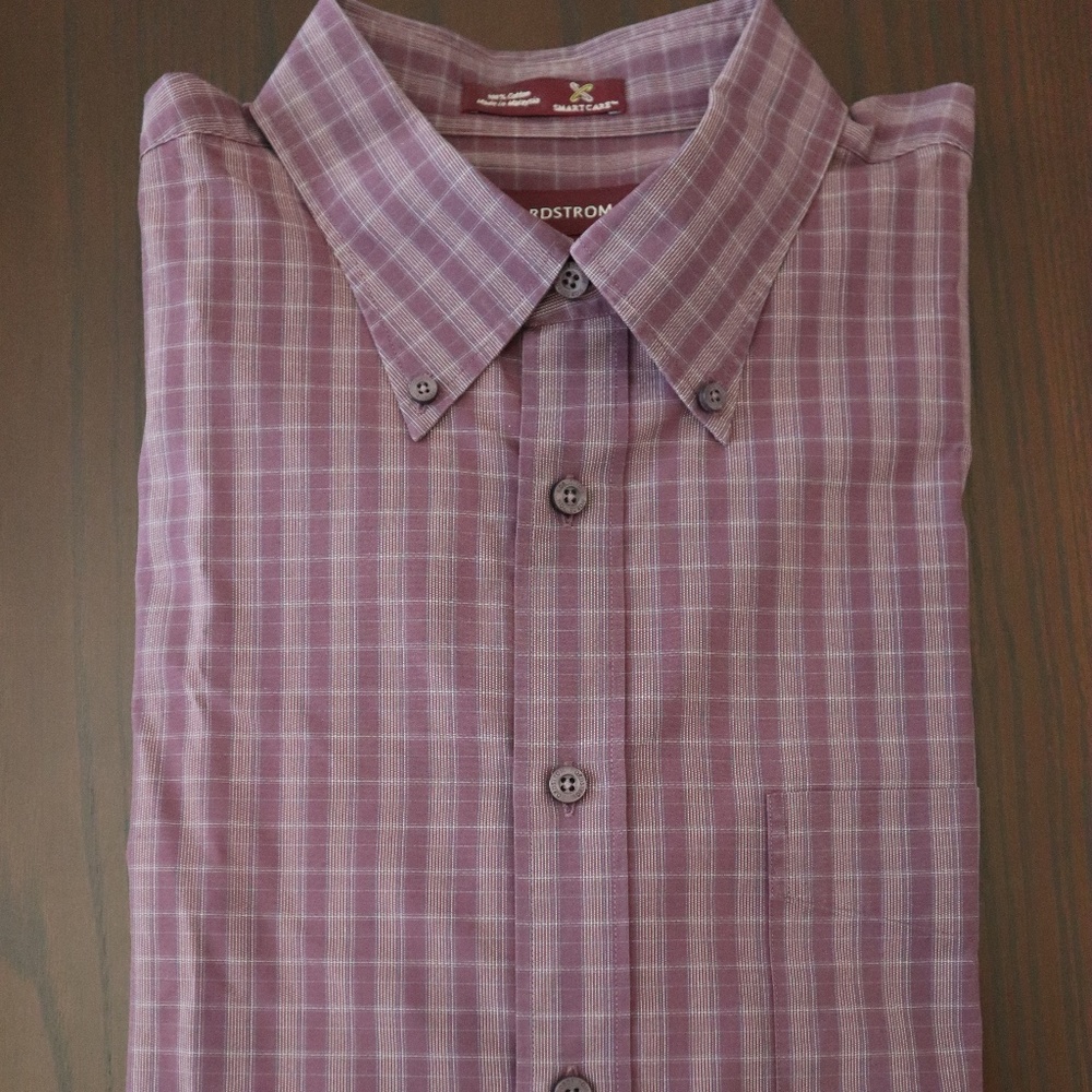 Nordstrom SmartCare Button Down Shirt XL